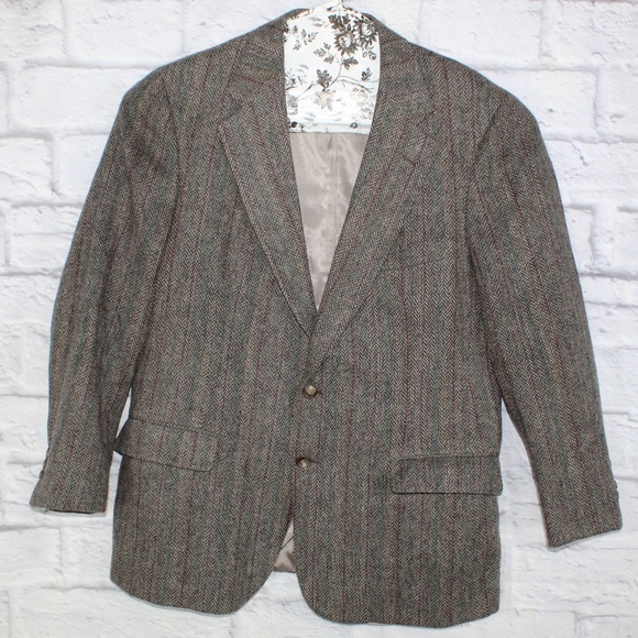 Polo Ralph Lauren Other - *Polo by Ralph Lauren Gray Virgin Wool 2-Button Jacket Sport Coat Size